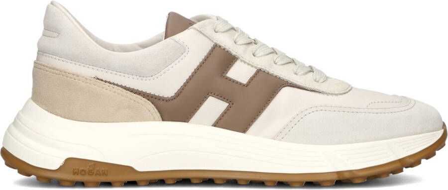 HOGAN Lage Sneakers Heren Hyperlight Allac Nuova H Maat: 44 5 Materiaal: Leer Kleur: Beige