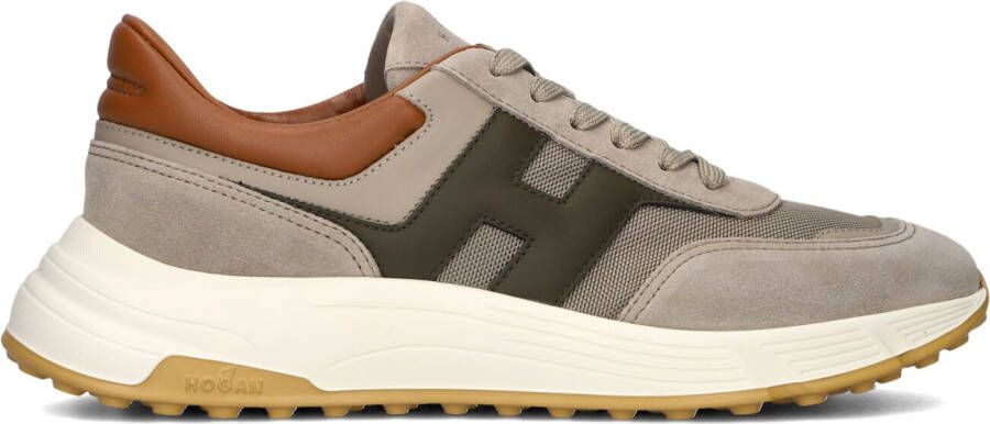 HOGAN Lage Sneakers Heren Hyperlight Allac Nuova Maat: 5 Materiaal: Leer Kleur: Beige