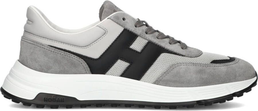 HOGAN Lage Sneakers Heren Hyperlight Allac Nuova Maat: 13 Materiaal: Suède Kleur: Grijs