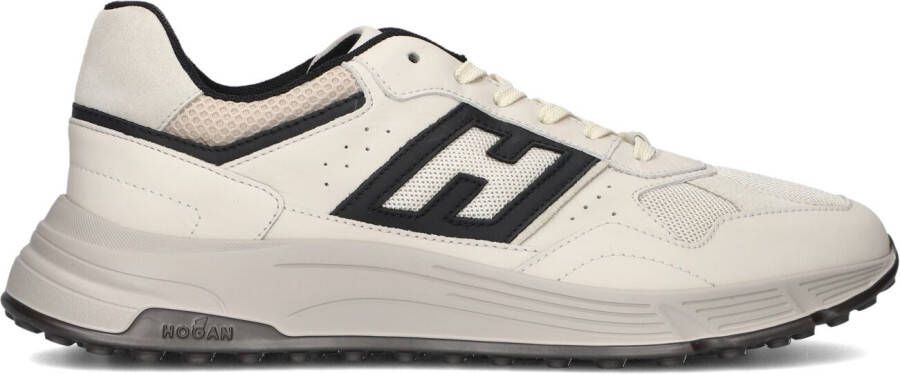 HOGAN Lage Sneakers Heren Hyperlight Allacciato Maat: 11 Materiaal: Leer Kleur: Wit