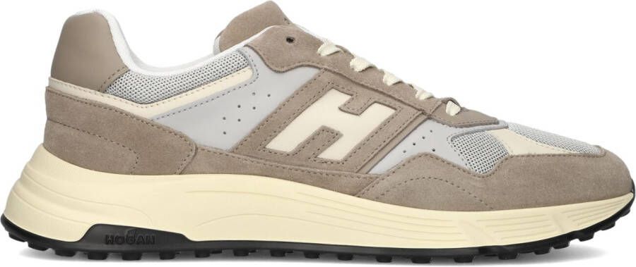 HOGAN Lage Sneakers Heren Hyperlight Allacciato Maat: 13 Materiaal: Suède Kleur: Wit