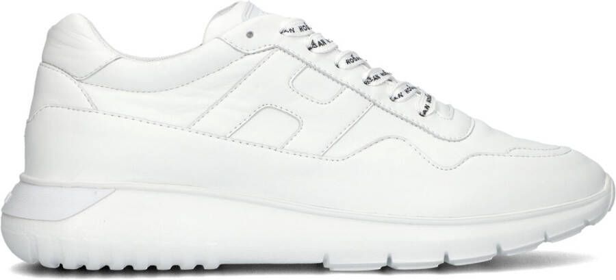 HOGAN Lage Sneakers Heren Interactive3 Allacciato Pelle Maat: 45 Materiaal: Leer Kleur: Wit