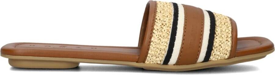 HOGAN Slippers Dames H685 Sandalo Nastro Maat: 42 Materiaal: Raffia Kleur: Bruin