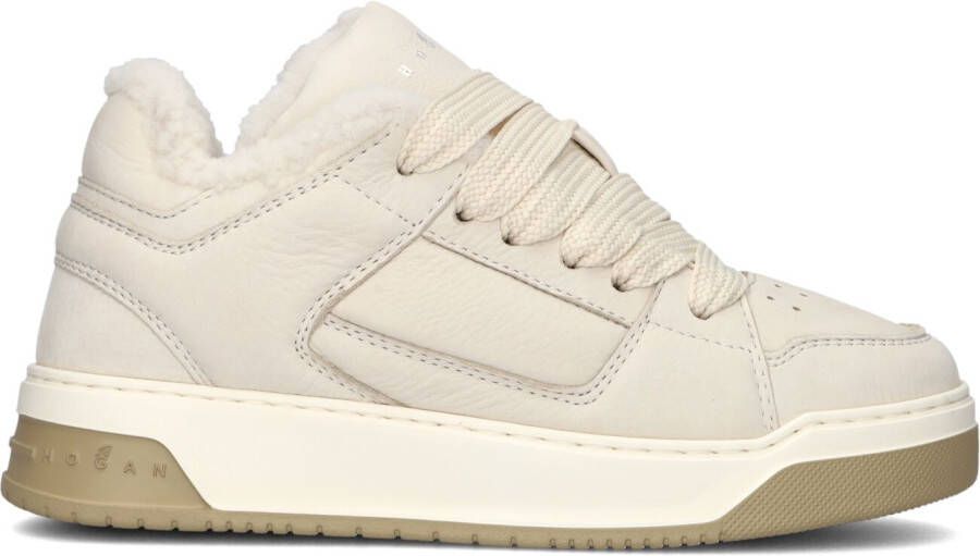 HOGAN Sneakers Dames Vacht Basket Sneaker Maat: 41 Materiaal: Nubuck Kleur: Beige