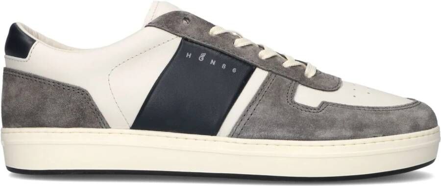 HOGAN Sneakers Heren Led Sneaker Maat: 39 Materiaal: Leer Kleur: Grijs