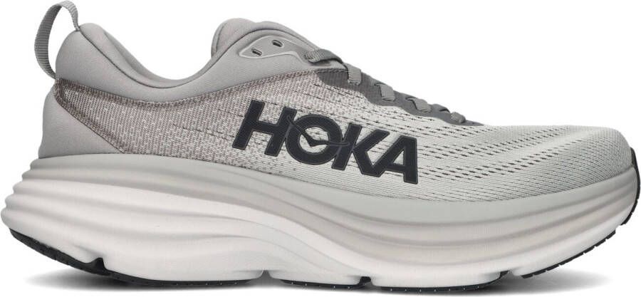 HOKA Lage Sneakers Dames Bondi 8 Maat: 43 1 3 Materiaal: Textiel Kleur: Grijs