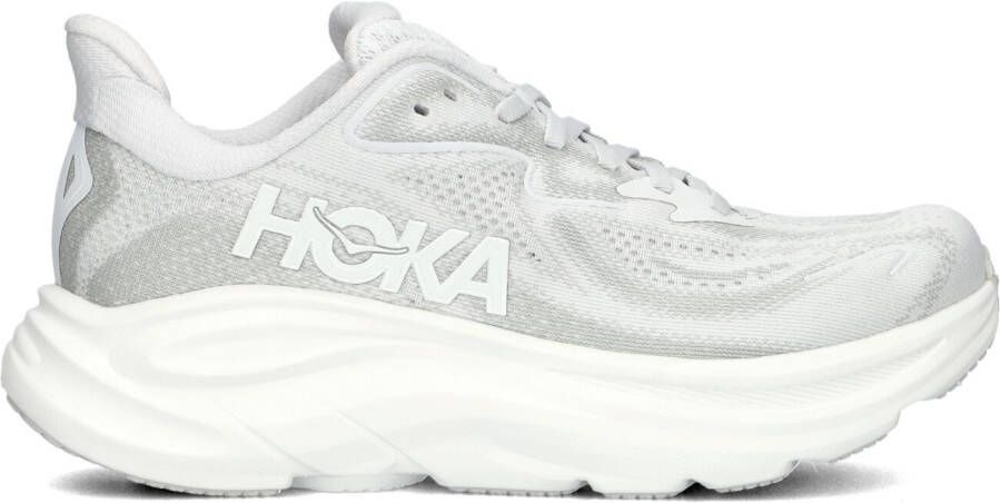 HOKA Lage Sneakers Dames Clifton 10 Maat: 42 Materiaal: Textiel Kleur: Grijs