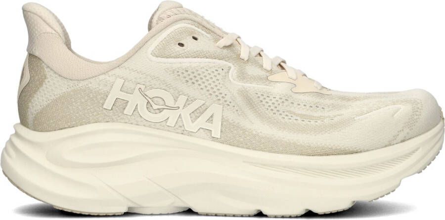 HOKA Lage Sneakers Dames Clifton 10 Maat: 44 Materiaal: Textiel Kleur: Beige