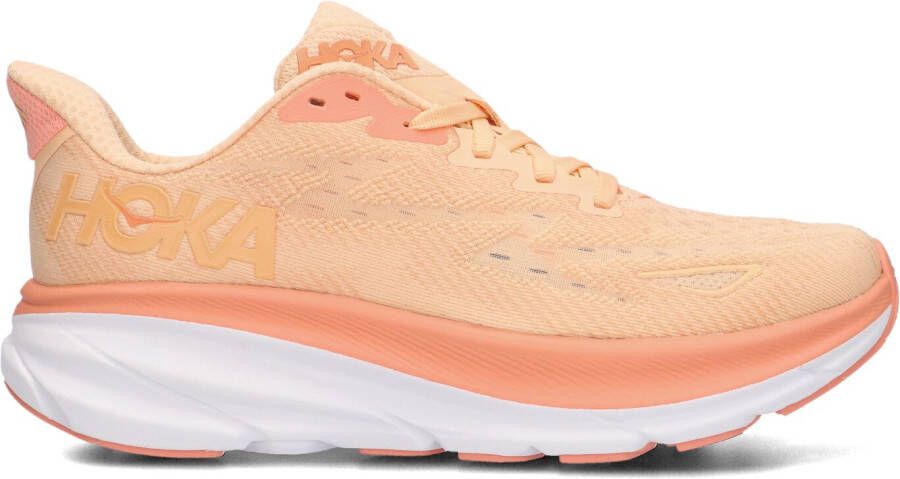 HOKA Lage Sneakers Dames Clifton 9 Maat: 41 1 3 Materiaal: Textiel Kleur: Roze