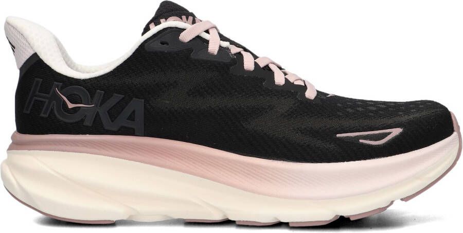HOKA Lage Sneakers Dames Clifton 9 Maat: 38 Materiaal: Textiel Kleur: Zwart