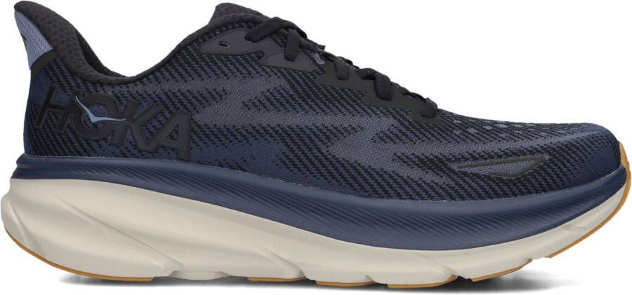 HOKA Lage Sneakers Clifton 9 Maat: 45 1 3 Materiaal: Textiel Kleur: Blauw