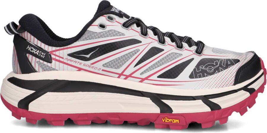 HOKA Mafate Speed Heren Schoenen Grijs Maat: 41 1 3 Mesh Synthetisch Foot Locker