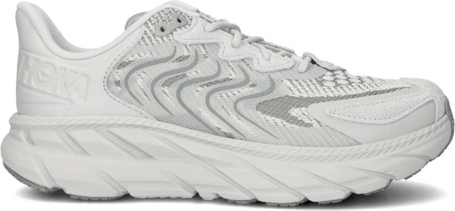 HOKA Sneakers Dames Clifton Ls Maat: 43 1 3 Materiaal: Suède Kleur: Grijs