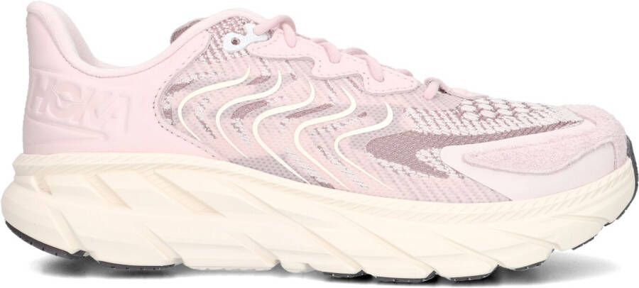HOKA Sneakers Dames Clifton Ls Maat: 42 Materiaal: Suède Kleur: Roze