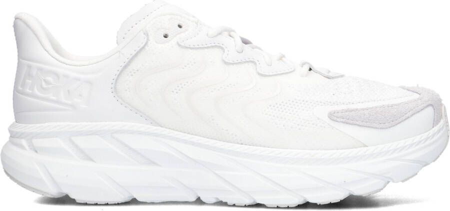 HOKA Sneakers Dames Clifton Ls Maat: 43 1 3 Materiaal: Leatherlook Kleur: Wit