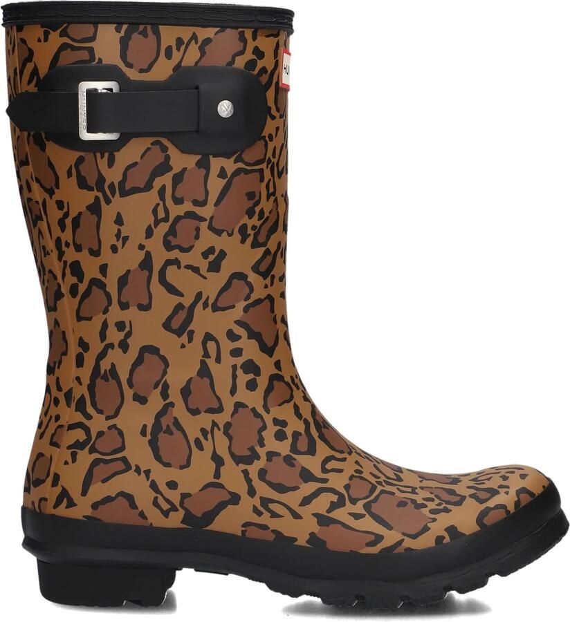 HUNTER Regenlaarzen Dames Womens Original Short Maat: 37 Materiaal: Rubber Kleur: Bruin - Foto 3