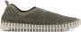 Ilse Jacobsen Instappers Dames Instapschoenen Damesschoenen Canvas Tulip 3275 Groen - Thumbnail 7