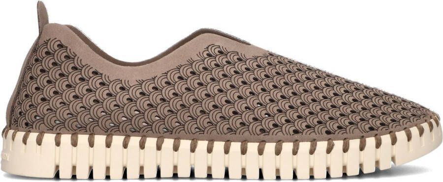 ILSE JACOBSEN Instappers Dames Tulip3275 Maat: 37 Materiaal: Textiel Kleur: Taupe