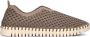 ILSE JACOBSEN Instappers Dames Tulip3275 Maat: 37 Materiaal: Textiel Kleur: Taupe - Thumbnail 3