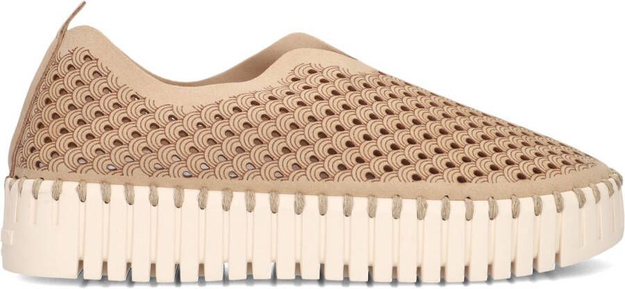 ILSE JACOBSEN Instappers Dames Tulip3373 Maat: 42 Materiaal: Suèdelook Kleur: Beige