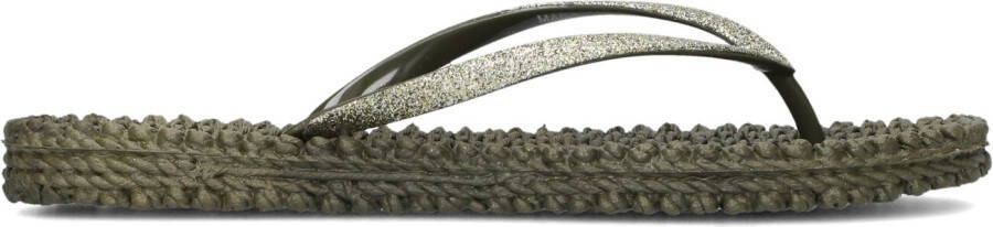 ILSE JACOBSEN Teenslippers Dames Cheerful01 Maat: 36 Materiaal: Rubber Kleur: Groen