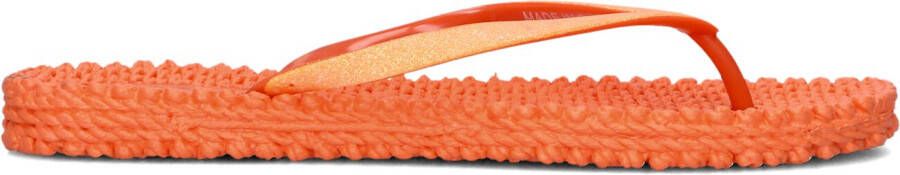 ILSE JACOBSEN Teenslippers Dames Cheerful01 Maat: 41 Materiaal: Rubber Kleur: Oranje