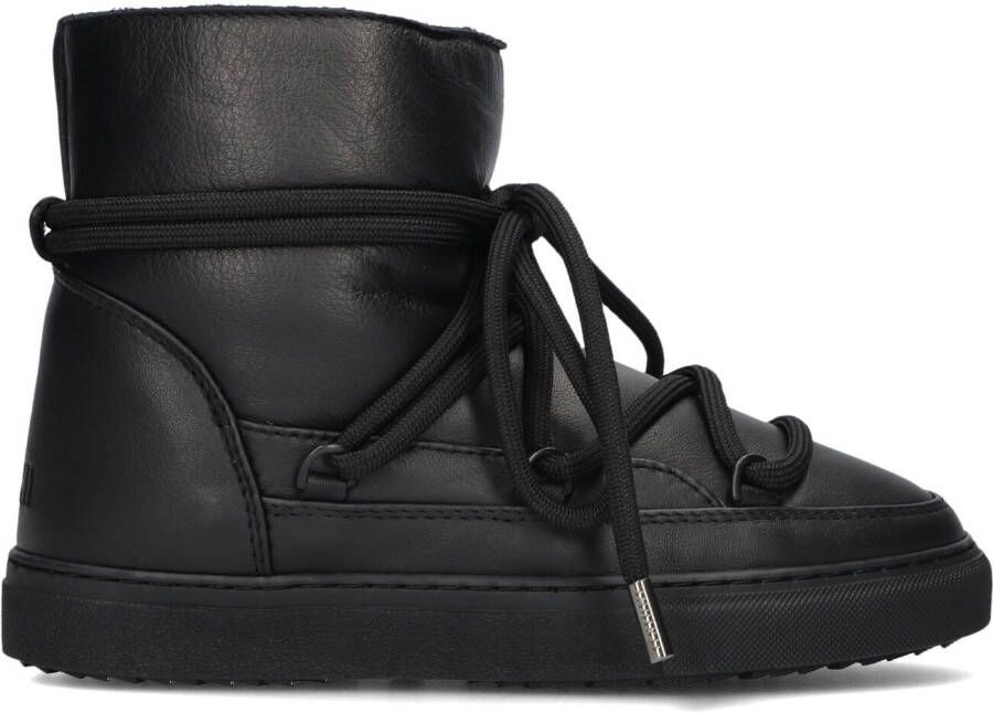 INUIKII Vachtlaarzen Dames Full Leather Maat: 39 Materiaal: Leer Kleur: Zwart