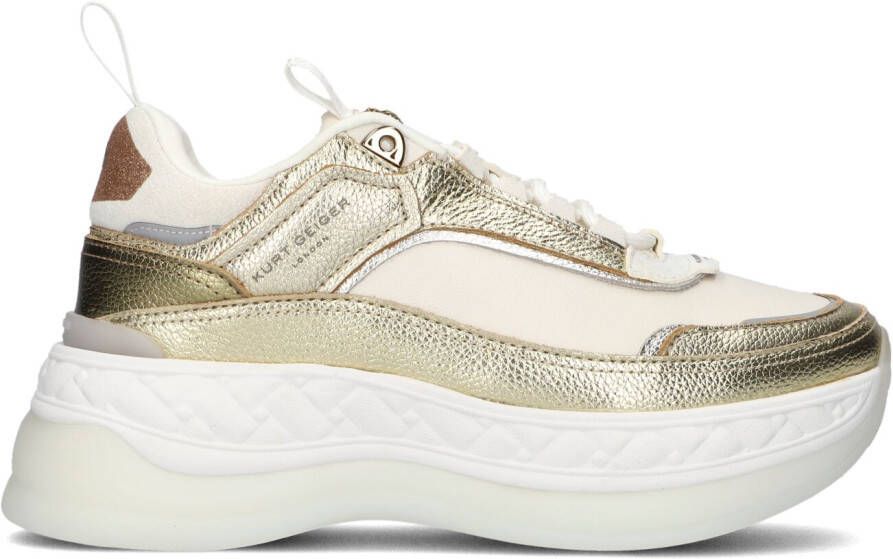 KURT GEIGER LONDON Lage Sneakers Dames Kensington Pump Sneaker Maat: 38 Materiaal: Leer Kleur: Goud - Foto 5