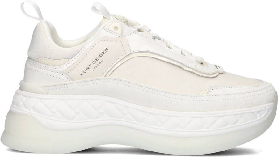 KURT GEIGER LONDON Lage Sneakers Dames Kensington Pump Sneaker Maat: 39 Materiaal: Leer Kleur: Wit - Foto 4