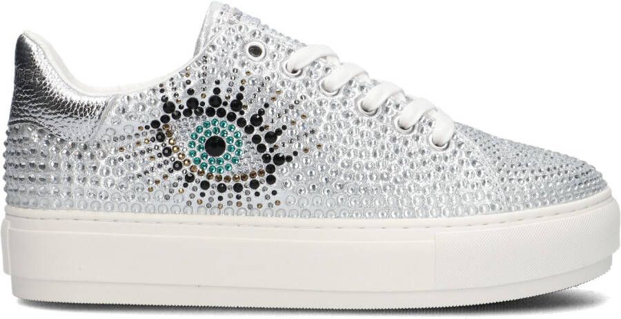 Kurt Geiger London Laney Eye Lage sneakers Leren Sneaker Dames Zilver - Foto 3