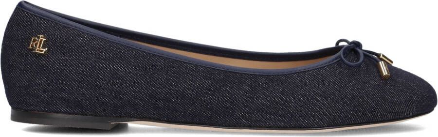 LAUREN RALPH LAUREN Ballerina Dames Jayna Flats Ballet Maat: 38 Materiaal: Textiel Kleur: Blauw