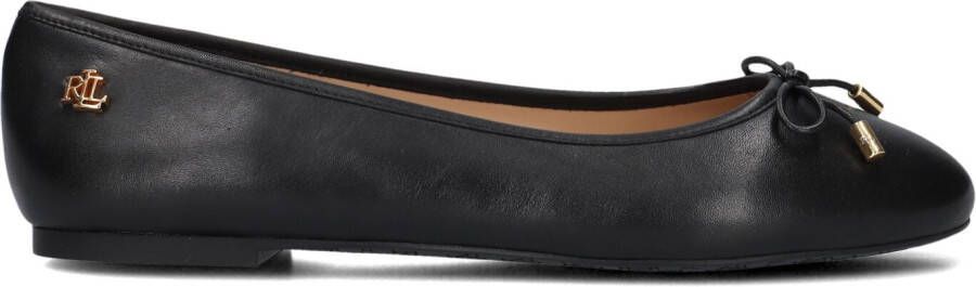 LAUREN RALPH LAUREN Ballerina Dames Jayna Flats Ballet Maat: 41 Materiaal: Leer Kleur: Zwart - Foto 7