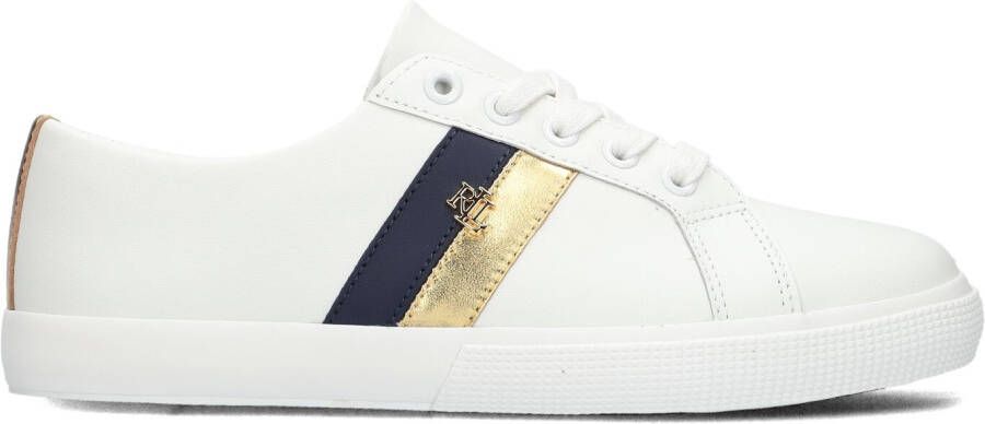 LAUREN RALPH LAUREN Lage Sneakers Dames Janson Ii Low Top Lace Maat: 40 Materiaal: Leer Kleur: Wit - Foto 2