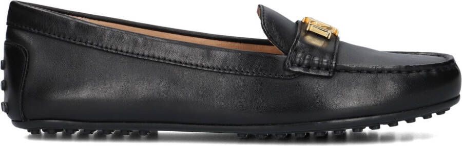 LAUREN RALPH LAUREN Mocassins Dames Barnsbury Flats Driver Maat: 38 Materiaal: Leer Kleur: Zwart