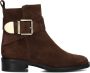 LINA LOCCHI Enkellaarsjes Dames 2232 Maat: 41 Materiaal: Suède Kleur: Bruin - Thumbnail 3