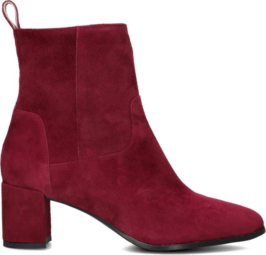 LINA LOCCHI Enkellaarsjes Dames 8543 Maat: 37 Materiaal: Suède Kleur: Rood - Foto 3