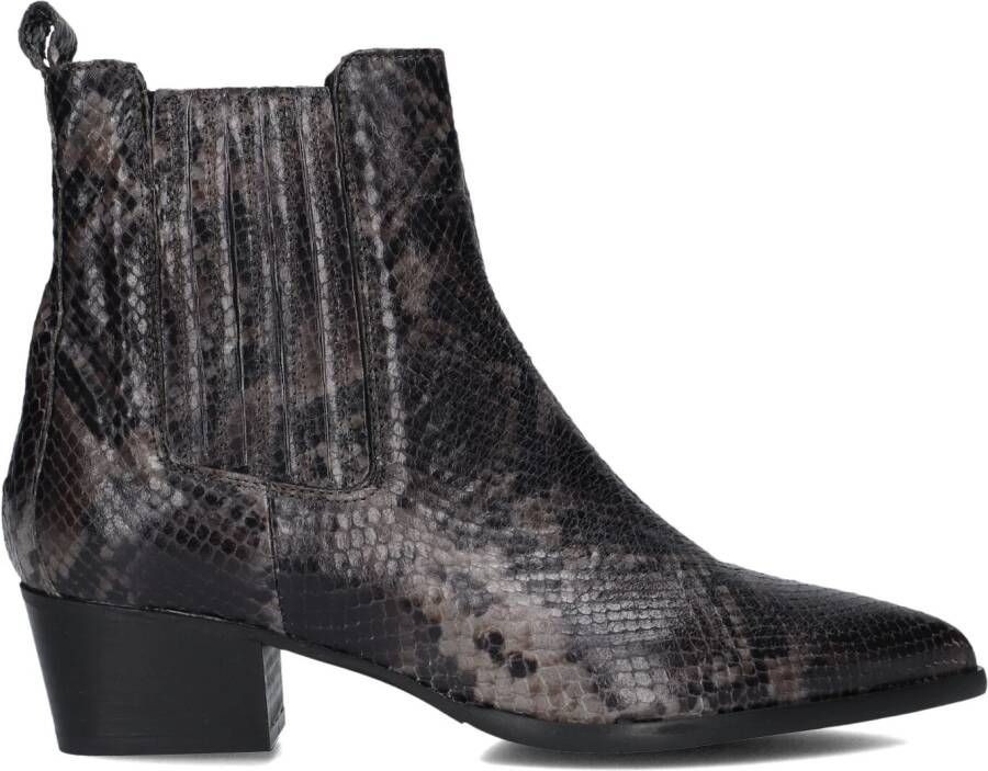 LINA LOCCHI Enkellaarsjes Dames Av 230 Maat: 42 Materiaal: Leer Kleur: Zwart