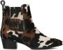 LINA LOCCHI Enkellaarsjes Dames Av 230 Maat: 38 Materiaal: Ponyhair Kleur: Bruin - Thumbnail 2