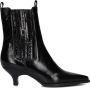 LINA LOCCHI Enkellaarsjes Dames Av 258 Maat: 37 Materiaal: Leer Kleur: Zwart - Thumbnail 3