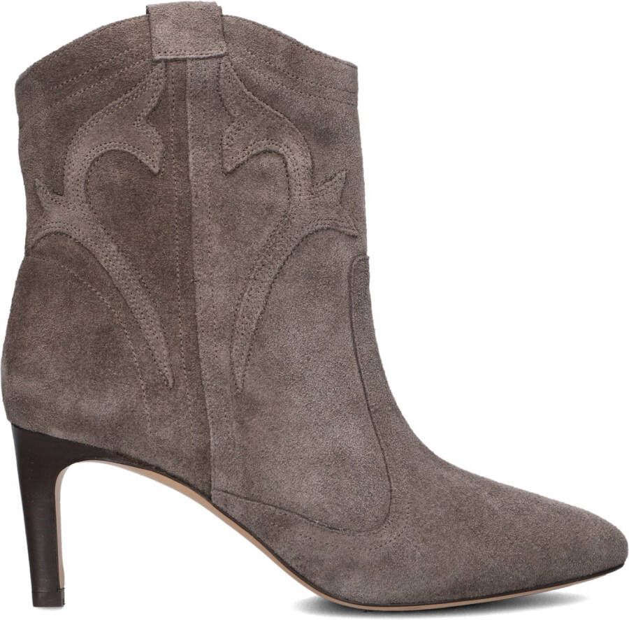 LINA LOCCHI Enkellaarsjes Dames L1299 Maat: 42 Materiaal: Suède Kleur: Taupe