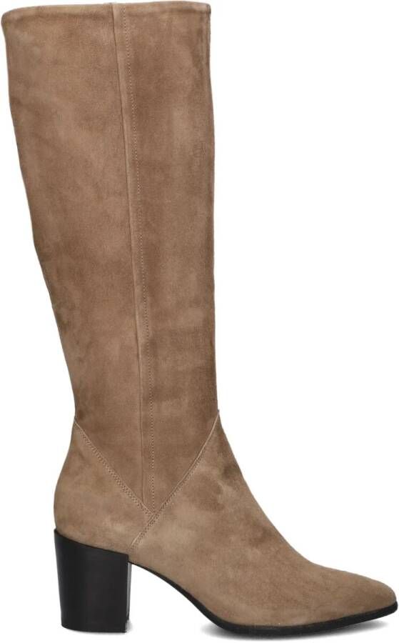 LINA LOCCHI Hoge Laarzen Dames Ar 70 Maat: 37 Materiaal: Suède Kleur: Taupe - Foto 2