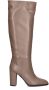 LINA LOCCHI Hoge Laarzen Dames At 161 Maat: 39 Materiaal: Leer Kleur: Taupe - Thumbnail 2