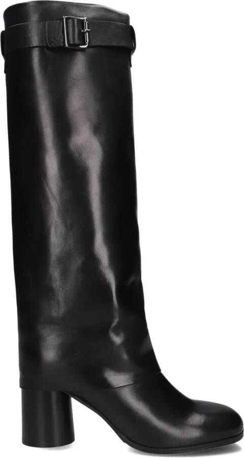 LINA LOCCHI Hoge Laarzen Dames Mw551 Maat: 39 Materiaal: Leer Kleur: Zwart - Foto 2