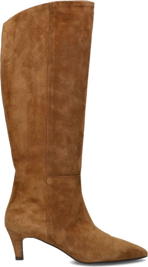 Lina Locchi Klassieke laarzen Dames Laarzen Damesschoenen Leer L1314 Midden bruin