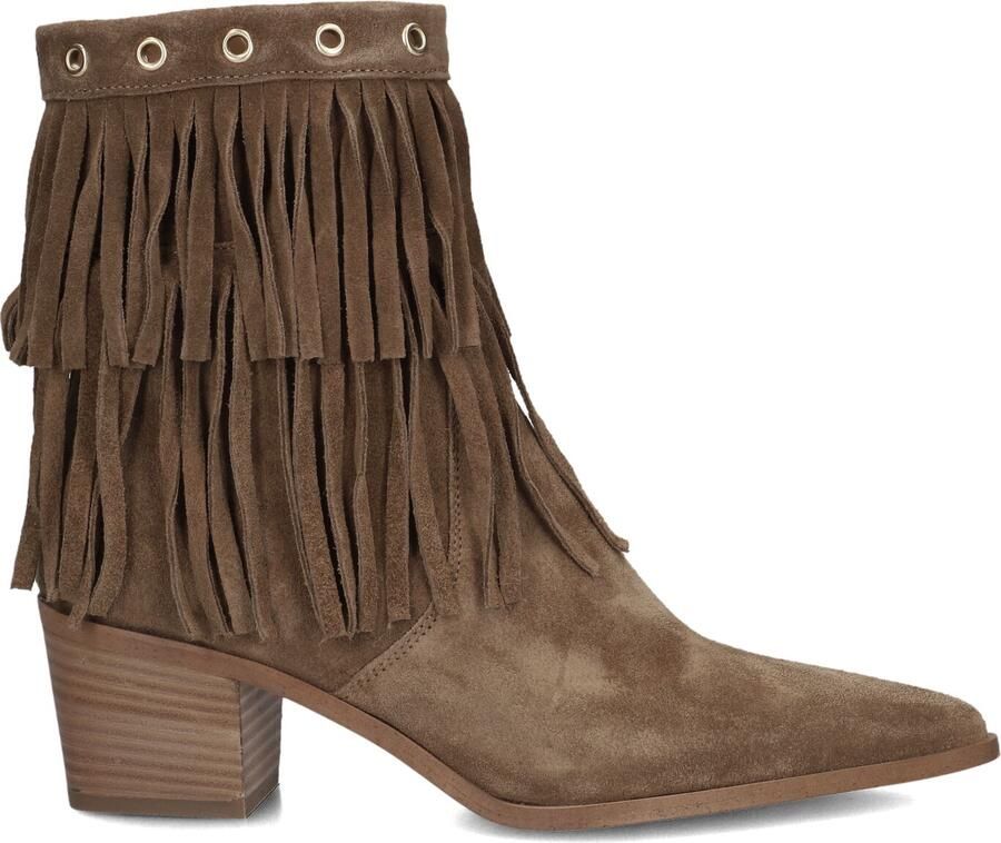 LINA LOCCHI Enkellaarsjes Dames Az52 1 Maat: 42 Materiaal: Suède Kleur: Bruin