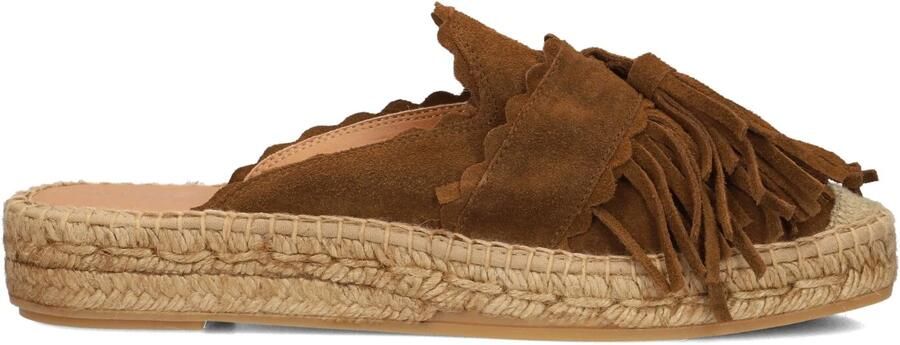 LINA LOCCHI Espadrilles Dames Lena Maat: 37 Materiaal: Suède Kleur: Bruin