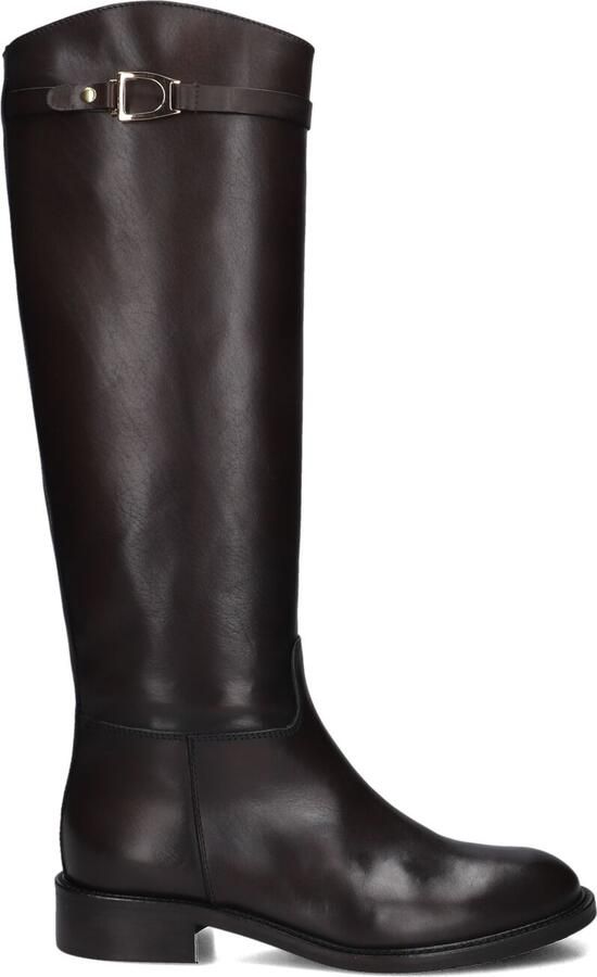 LINA LOCCHI Hoge Laarzen Dames Mw074 Maat: 39 Materiaal: Leer Kleur: Bruin - Foto 2