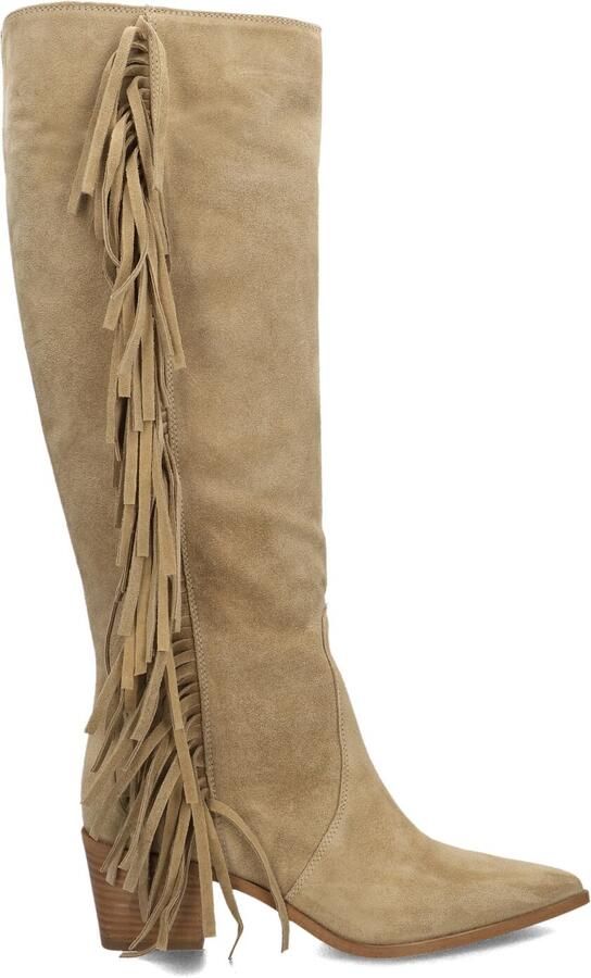 LINA LOCCHI Hoge Laarzen Dames Az53 Maat: 36 Materiaal: Suède Kleur: Camel - Foto 5