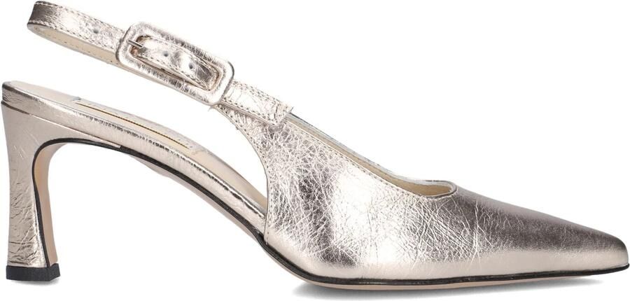 LINA LOCCHI Slingbacks Dames Au263 Maat: 36 Materiaal: Leer Kleur: Goudkleurig
