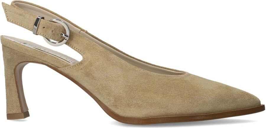 LINA LOCCHI Slingbacks Dames Az12 Maat: 40 Materiaal: Suède Kleur: Beige